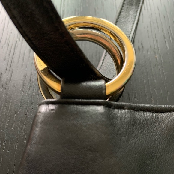 Vintage Paloma Picasso Black Leather Bag - Picture 2 of 8